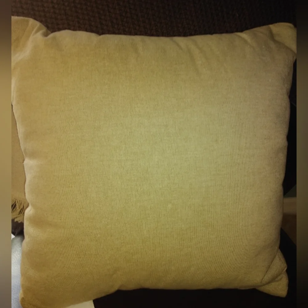 Holiday Pillow with Flower Red and Green Accents 19